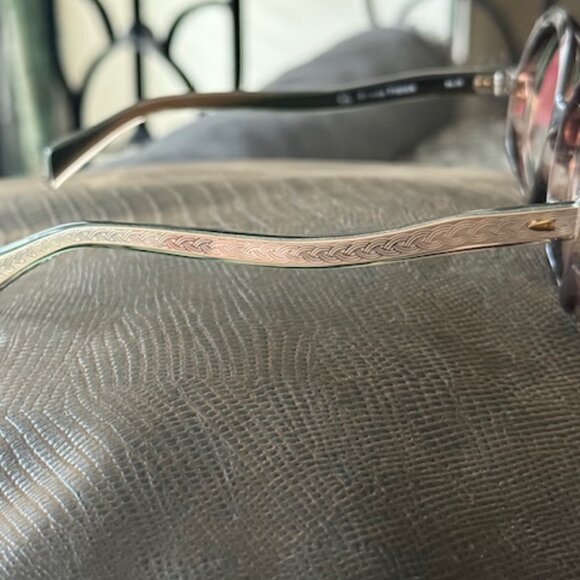 RARE French AVANT-GARDE " Vintage Brown/Clear Ombre Womens Frames - Picture 16 of 16